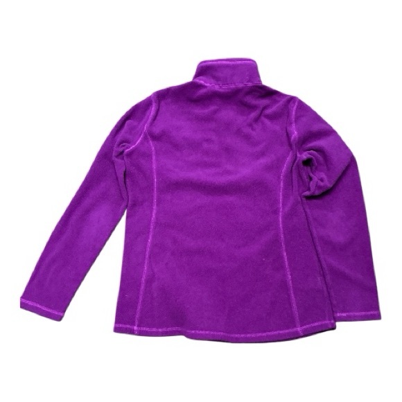 Eddie Bauer - EC - Vibrant Purple Fleece Pullover - Picture 4 of 4